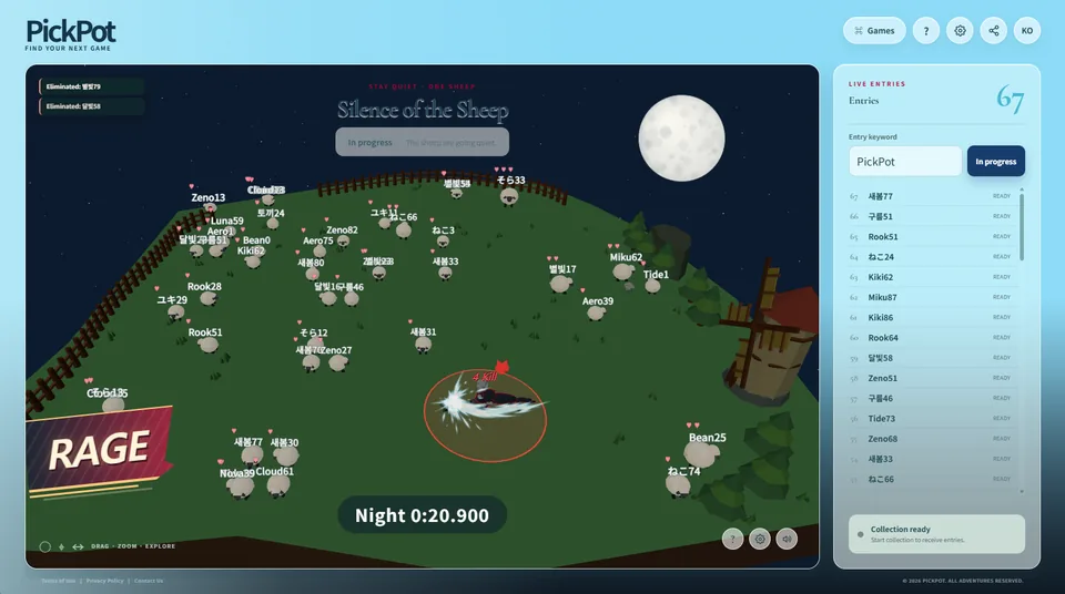Silence of the Sheep in play